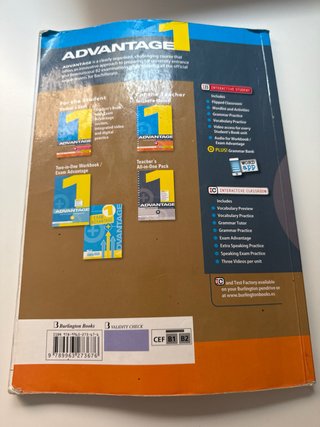 Advantage Workbook y Student's book 1 Bachillerato