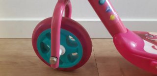 Patinete infantil de 3 ruedas rosa