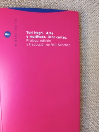 Arte y multitudo: Ocho cartas