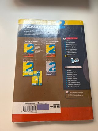 Advantage Workbook y Student’s book 2 Bachillerato