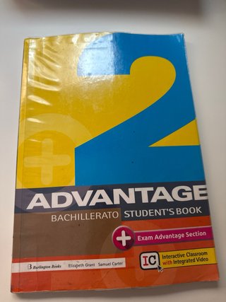 Advantage Workbook y Student’s book 2 Bachillerato