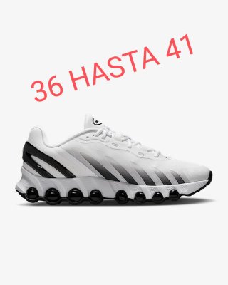 Zapatillas Blancas y Negras Talla 41