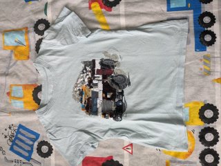 Lote 10 camisetas manga corta 110/116