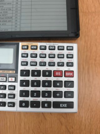 Calcolatrice Casio FX-850P Personal Computer