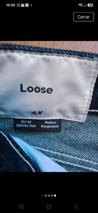 Pantalón H&M recto talla 30/32