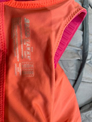 Top Deportivo Shock Absorber Rosa Naranja