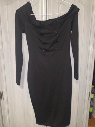Vestido negro elegante
