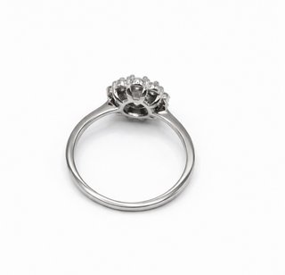 Anello Fiore Moissanite 1 Ct Certificato