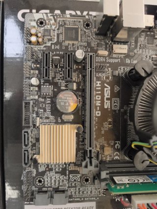 Placa Base ASUS H110M-D + Procesador Intel Celeron