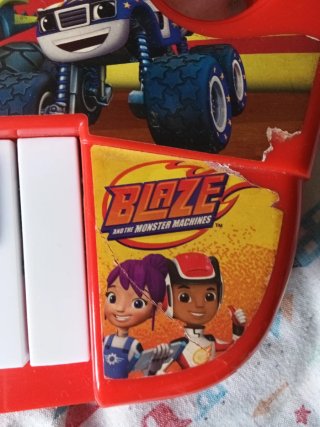 Piano Juguete Infantil Blaze y los Monster Machine