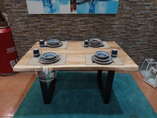 Mesa de Comedor o Cocina Acacia 140cm