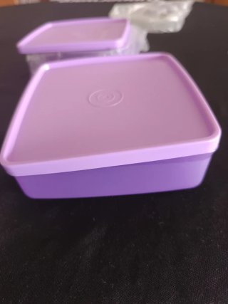 Caixa Multiusos Tupperware lilás Transparente