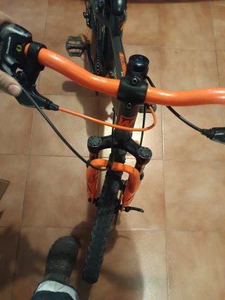 Bicicleta Infantil 20 Arancione/Grigio
