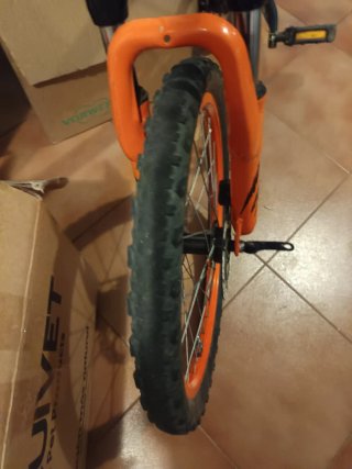 Bicicleta Infantil 20 Arancione/Grigio