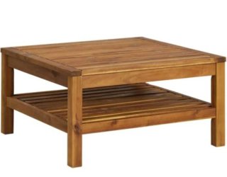 Mesa de jardín de madera