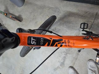 Bicicleta Rockrider ST 500 24 Naranja