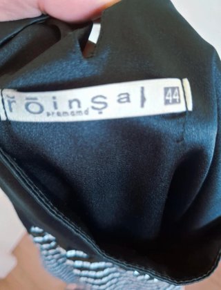 Top fiesta halter lentejuelas premamá