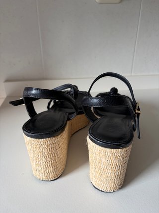 Sandalias cuña piel Zendra Talla 41