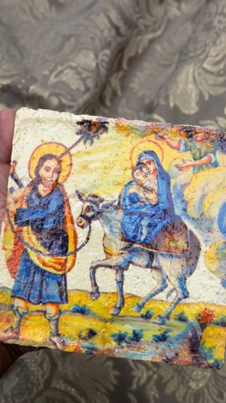 Réplica Azulejo Antiguo Sagrada Familia