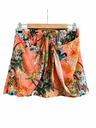 Falda Zara flores talla S