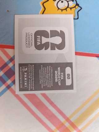 Cromo Panini 00 Error