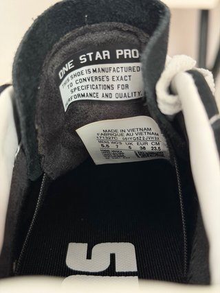 Zapatillas Converse One Star Negras