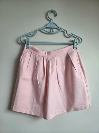 Falda Stradivarius rosa
