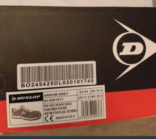 Zapatos de seguridad Dunlop beige/gris( 45)