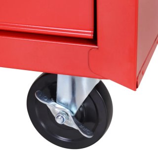 Carro Taller Rojo con Ruedas