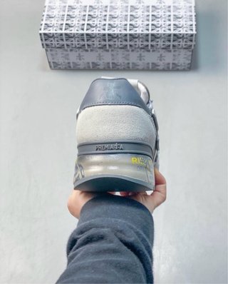 Premiata Scarpe Uomo Grigio/Bianco Tg 44