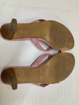 Sandalias Piel Rosa Talla 37 Luz de Luna