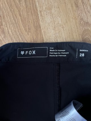 Pantalón Corto MTB Negro Fox