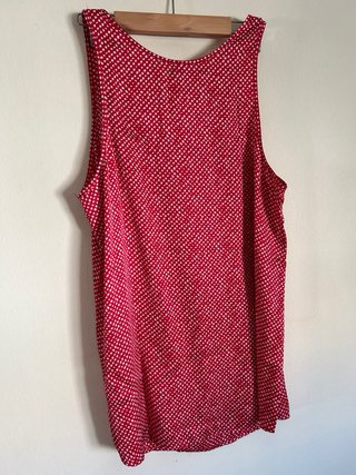 Camiseta tirantes Easy Wear lunares roja Talla L