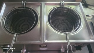 Freidora Eléctrica Doble