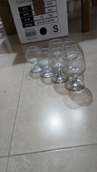 Mini copitas para chupito Cristal