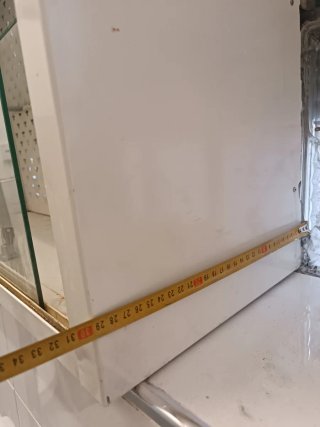 Armario vitrina cristal con cerrojo y llave