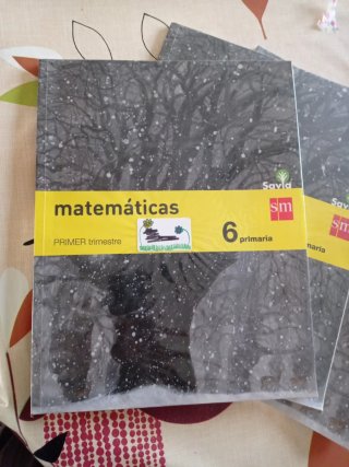 Matemáticas 6°primaria. Pack 3 libros. Trimestral.