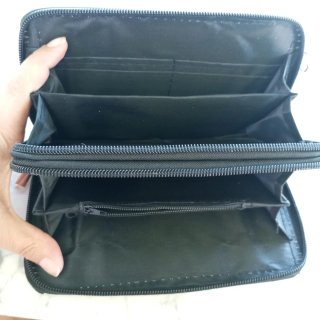 Cartera bordada flores