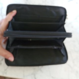 Cartera bordada flores