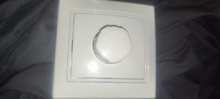 Interruptor regulador de luz blanco