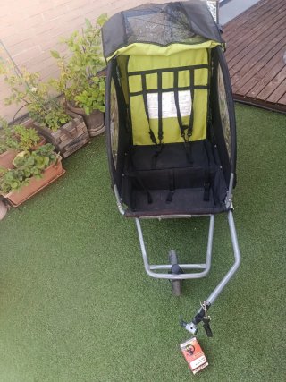 Carro remolque para bicicleta