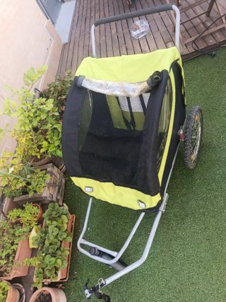 Carro remolque para bicicleta