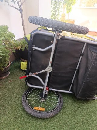 Carro remolque para bicicleta