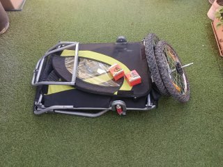 Carro remolque para bicicleta