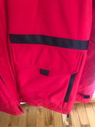 Parka Roja Talla L Nueva