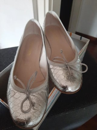 Scarpe Ballerina Ugo Rossetti Argento