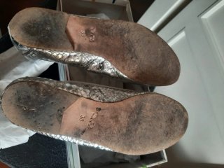 Scarpe Ballerina Ugo Rossetti Argento