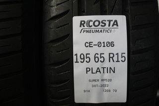 2 Gomme Usate 195 65 R15 Platín 91H