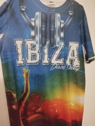 Camiseta Ibiza Disco Party, vintage.
