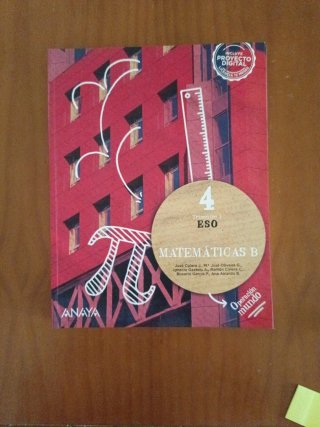Matemáticas B. 4o de ESO